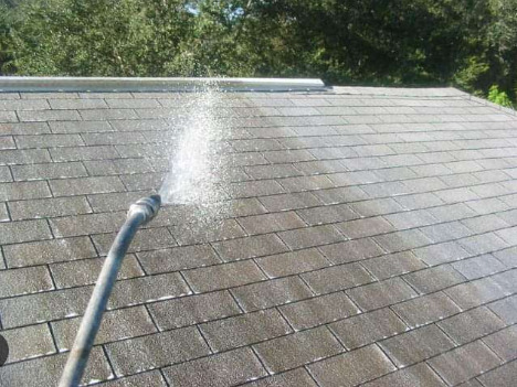 what is soft wash roof cleaning