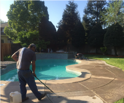 Pool Deck Sealing