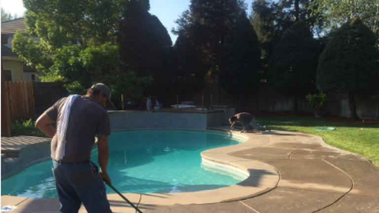 Pool Deck Sealing